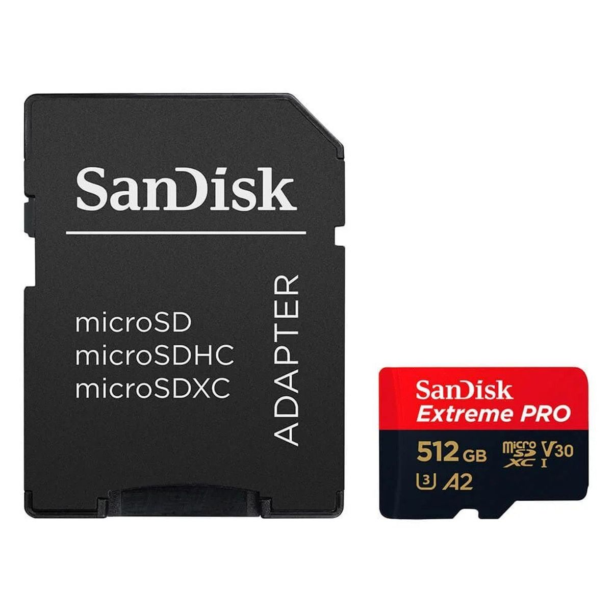 SANDISK - Memoria Micro Sd Sandisk Extreme Pro 512 Gb 200mbs U3 V30 4k