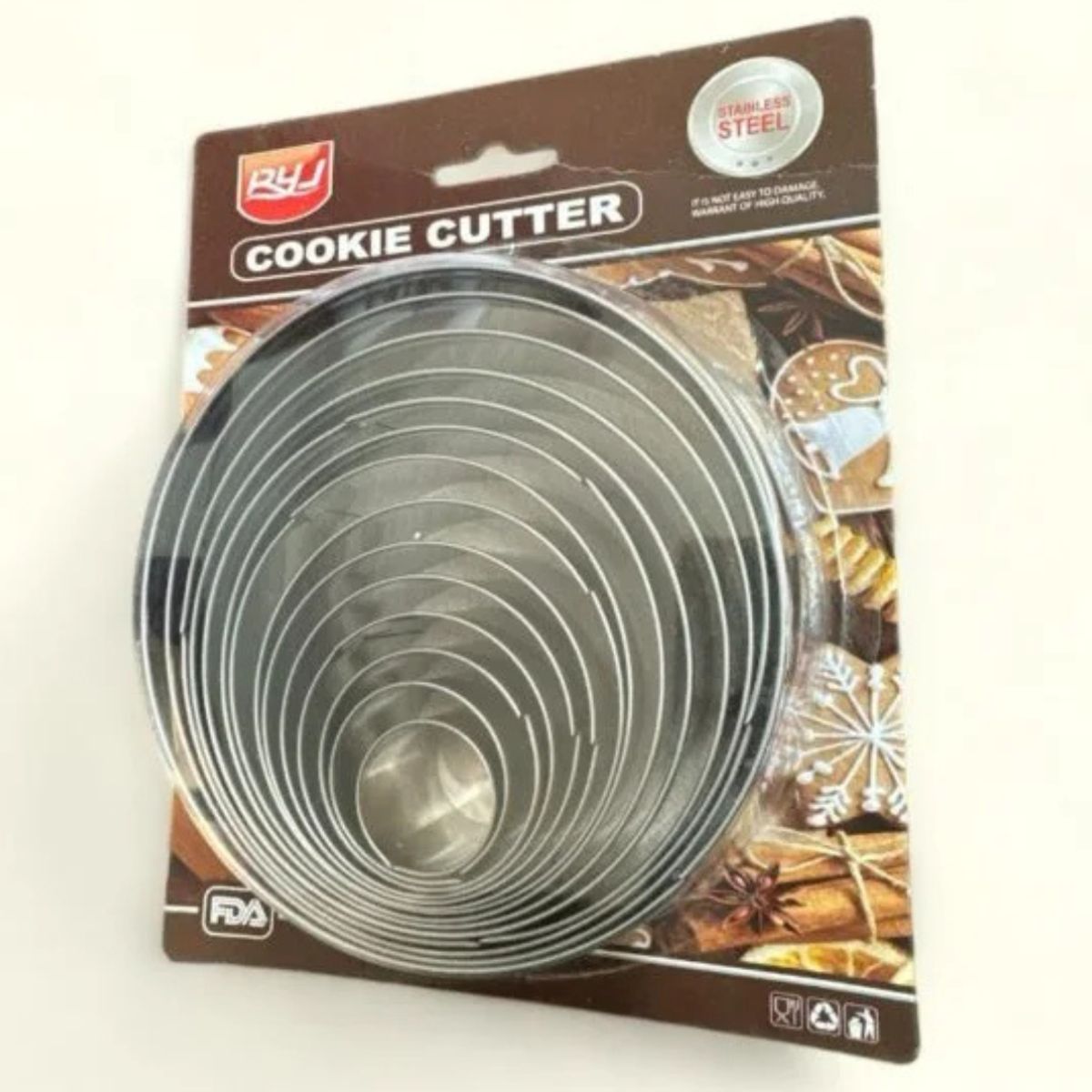 GENERICO - Cortadora de Galletas de 5 PCS