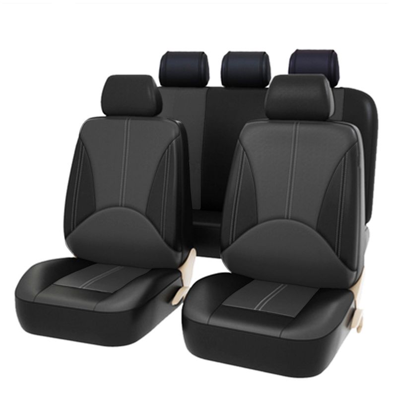 GENERICO - Set Funda Cubre Asientos Ecocuero 9pc