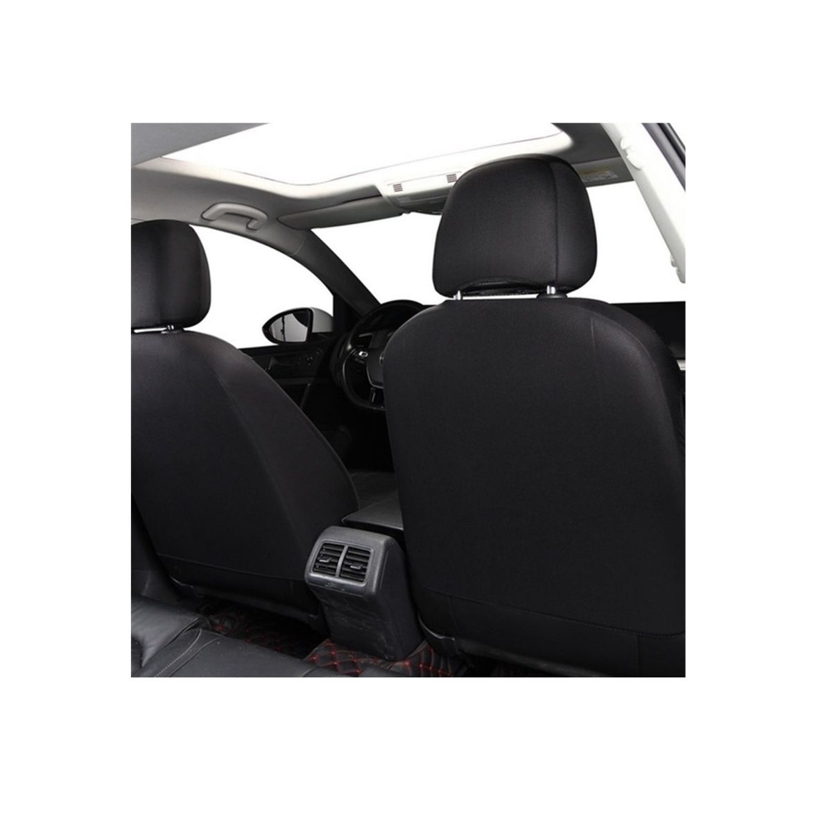 GENERICO - Set Funda Cubre Asientos Ecocuero 9pc