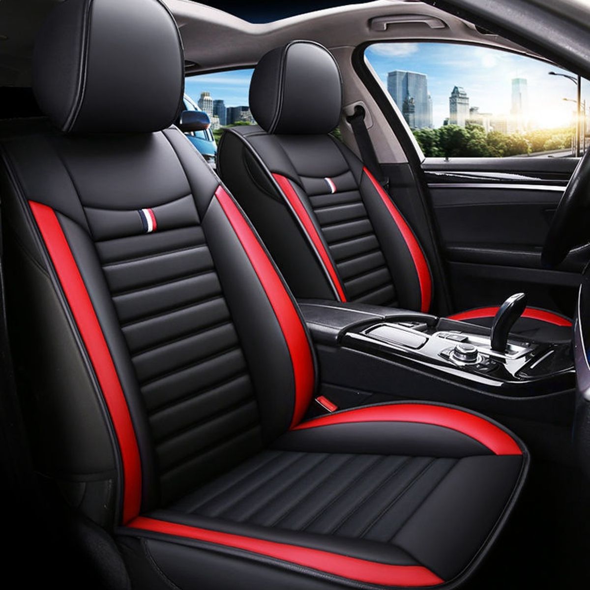 GENERICO - Fundas De Asiento De Auto De Cuero De Calidad Universal Kit