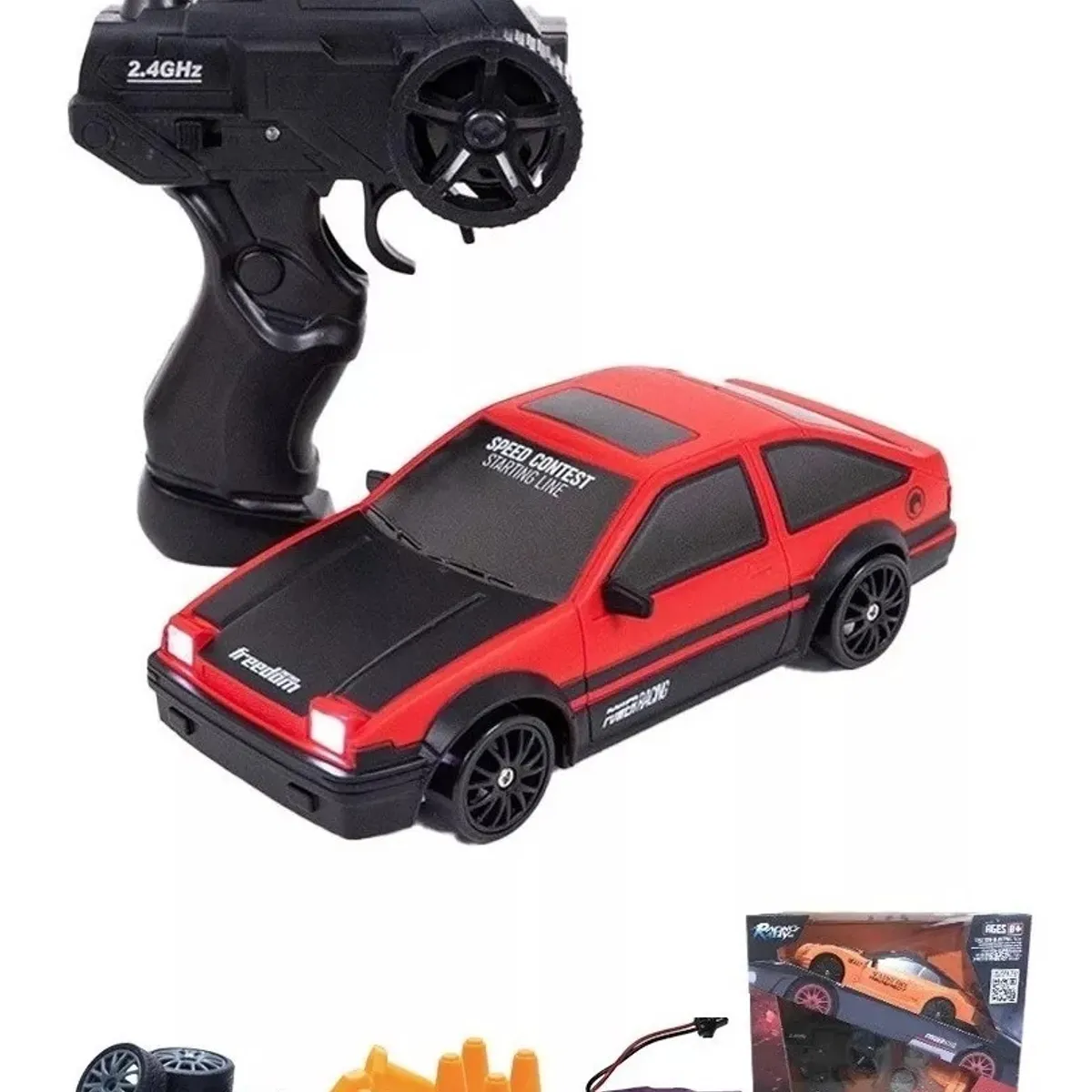 GENERICO - Auto Control Remoto Trueno Drift 15 Km/h Recargable 4x4