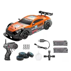 GENERICO - Auto Control Remoto GTR 18 Km/h Drift 2 baterias, humo