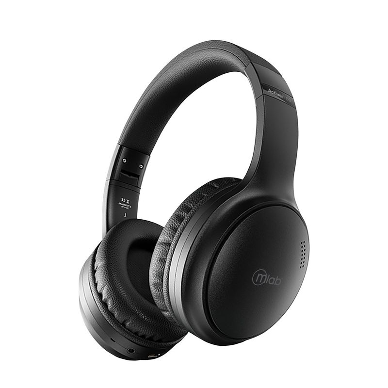 MLAB - Audífonos Anc Enc Bluetooth Type C Active Noise Negro 09374