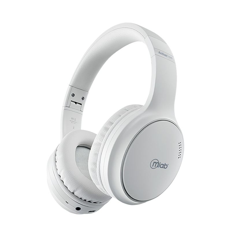 MLAB - Audífonos Anc Enc Bluetooth Type C Active Noise Blanco 09375