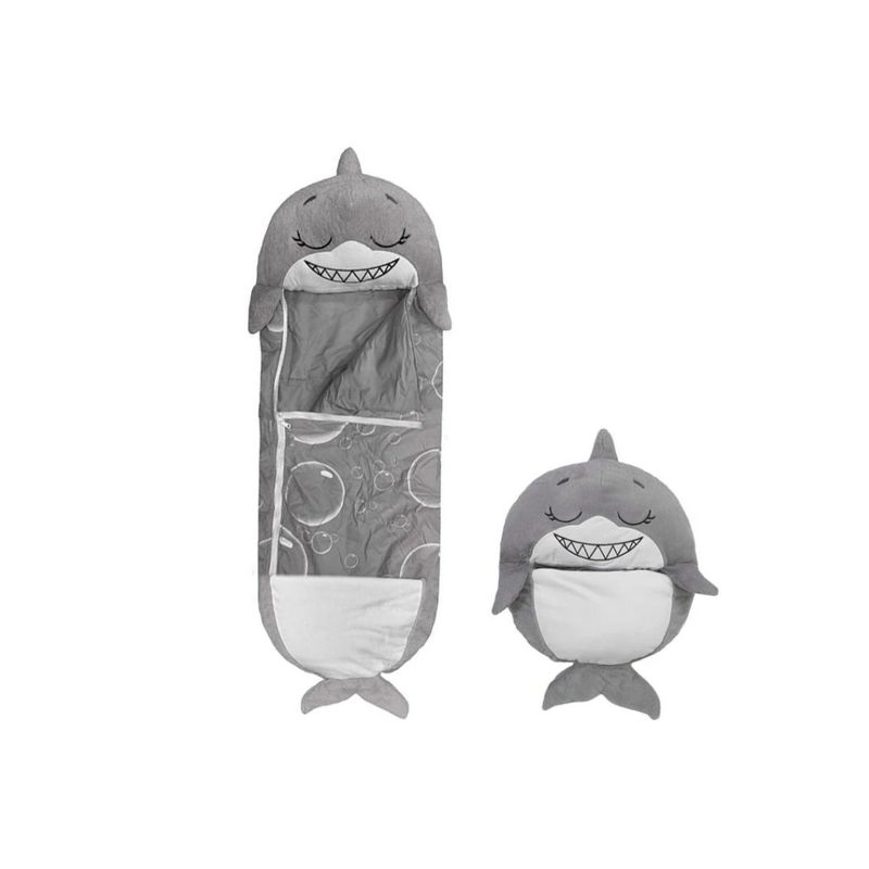 GENERICO - Bolso de Dormir 140cm Tiburon Gris Happy Napper