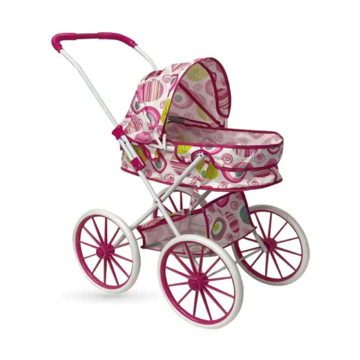 GENERICO - Coche Para Muñecas XL Rosado Niñas Bebe Juguete