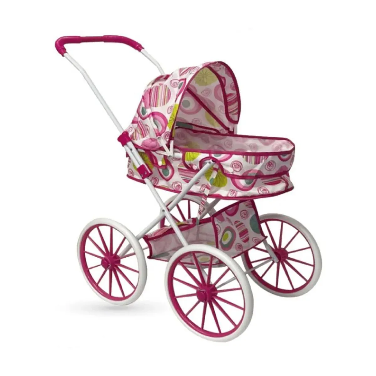 GENERICO - Coche Para Muñecas XL Rosado Niñas Bebe Juguete