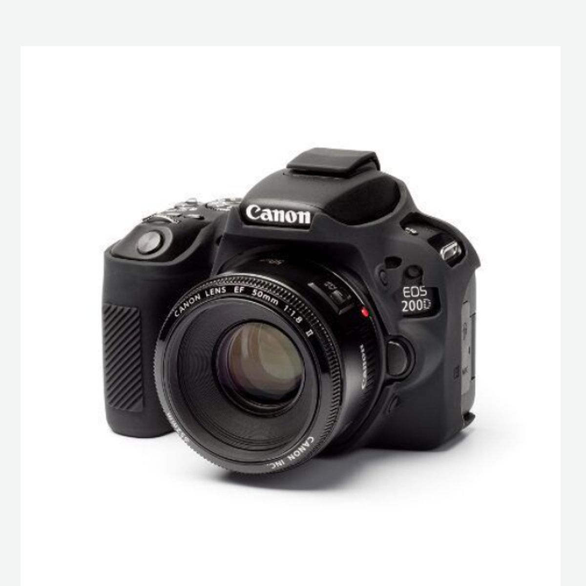 GENERICO - FUNDA SILICONA PARA CANON SL2 COLOR NEGRO