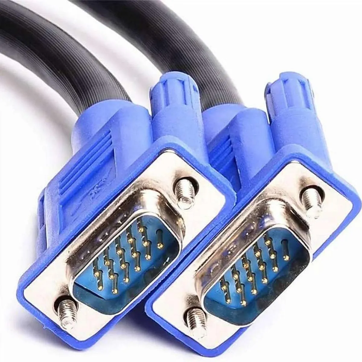 GEN - Cable Vga 20 Mts Video Rgb Db15 Monitor Datashow Tv Proyector - Negro