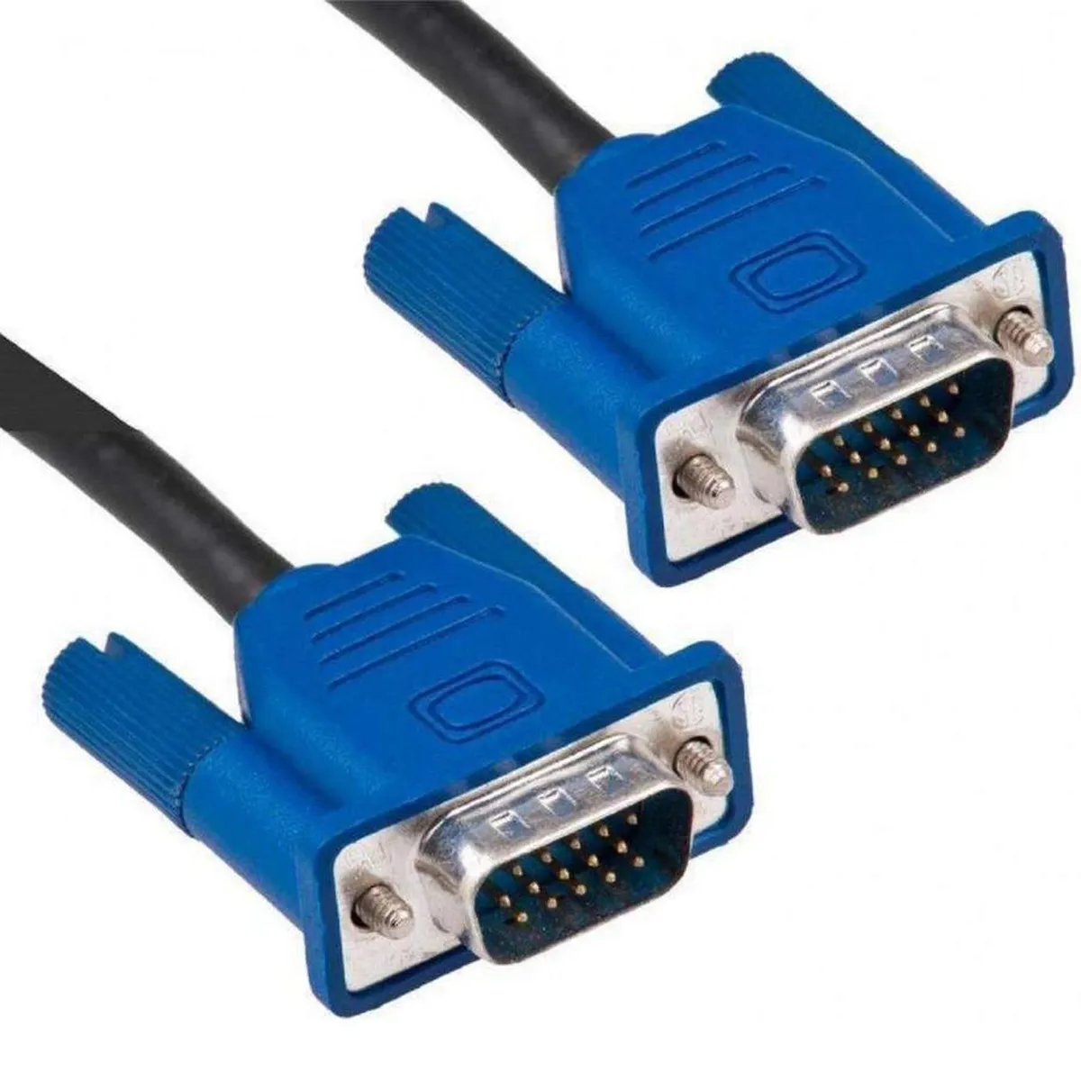 GEN - Cable Vga 15 Mts Video Rgb Db15 Monitor Datashow Tv Proyector - Negro