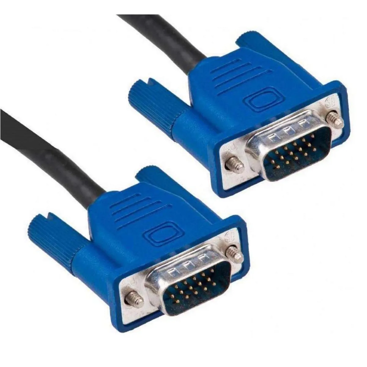 GEN - Cable Vga 15 Mts Video Rgb Db15 Monitor Datashow Tv Proyector - Negro