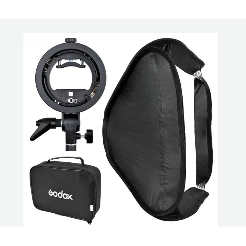 GODOX - SOFTBOX GODOX 50X50CM + ADAPTADOR BOWENS