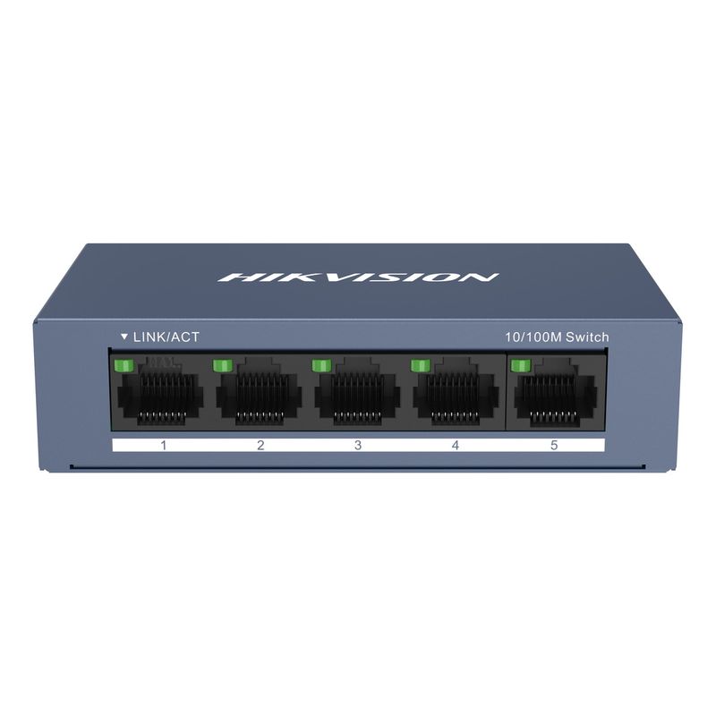 HIKVISION - Switch 5 Puertos Fast Ethernet 10/100m Hikvision