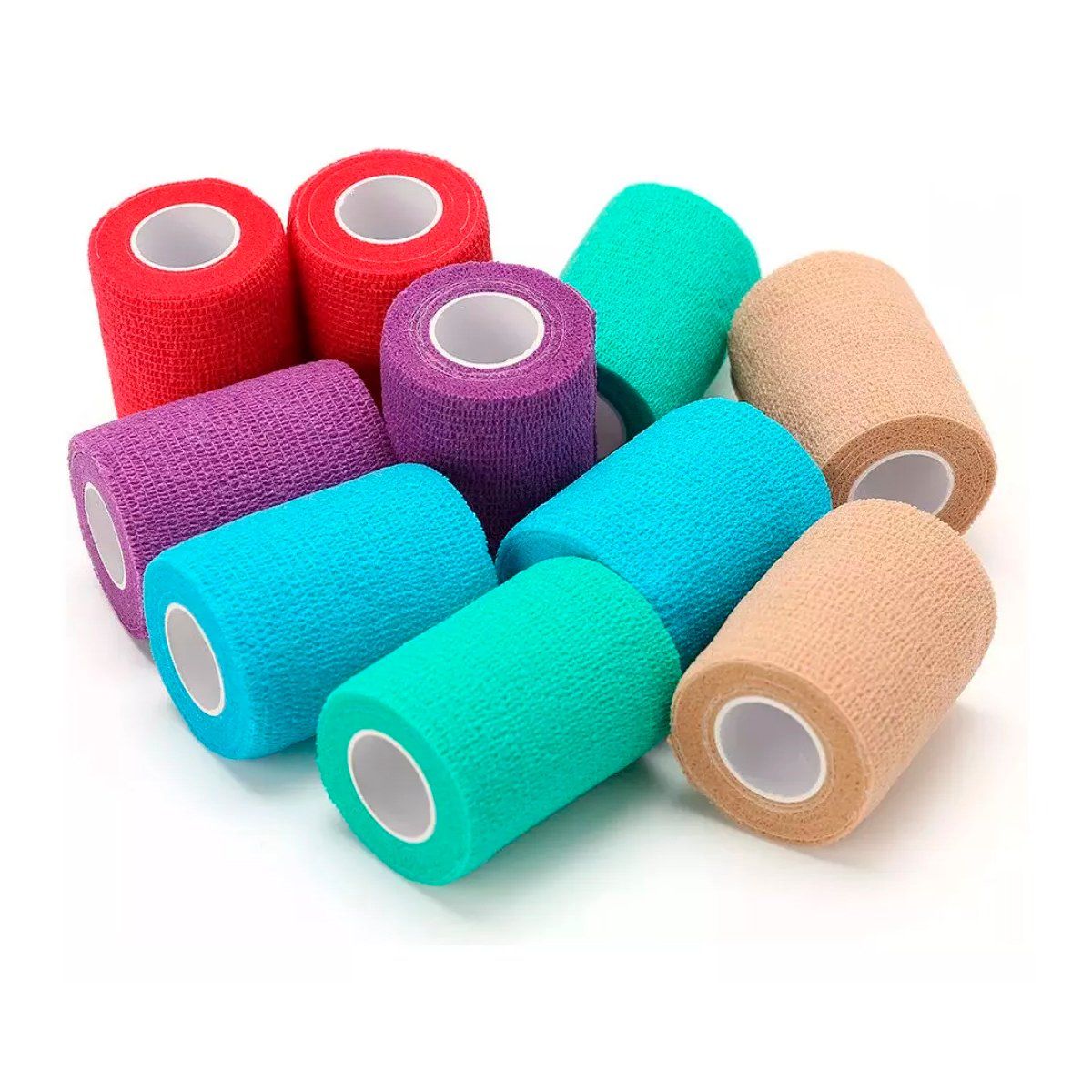 GENERICO - Pack 10 Venda Autoadherente Compatible Con Coban 7.5cm X 4.5
