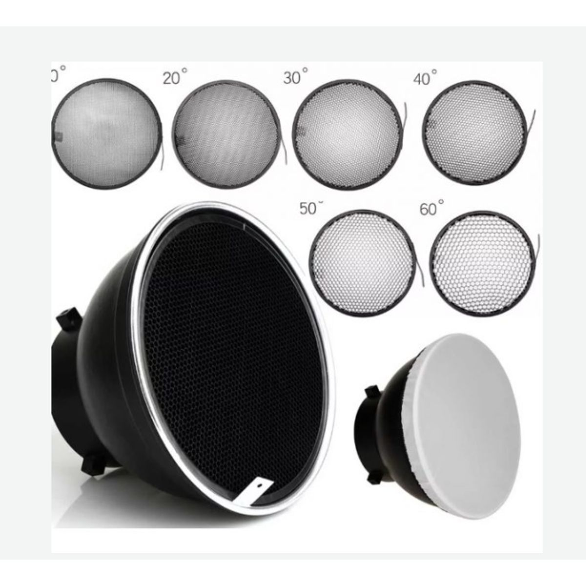 GENERICO - SOFTBOX METÁLICO BOWENS + 6 GRILLAS + DIFUSOR