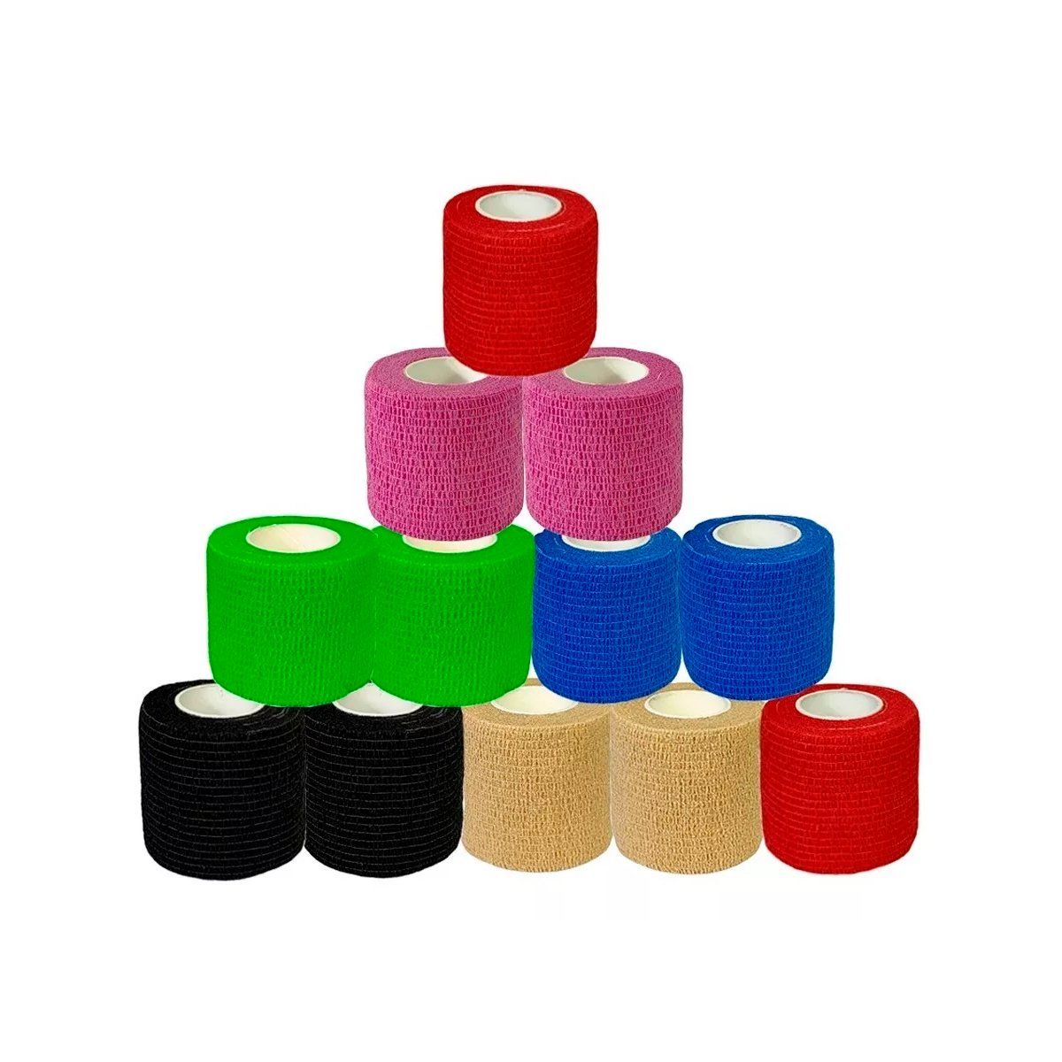 GENERICO - Venda Autoadherente Compatible Coban 7.5 cm x 4.5 mt Pack 12und