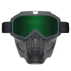 TIOZONEY - Gafas con máscara facial extraíble