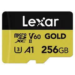 LEXAR - Memoria Professional Gold Micro sdxc 256gb Uhs II V60