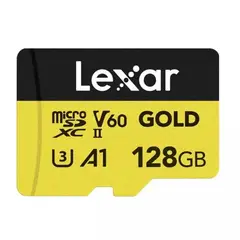 LEXAR - Memoria Professional Gold Micro sdxc 128gb Uhs II V60