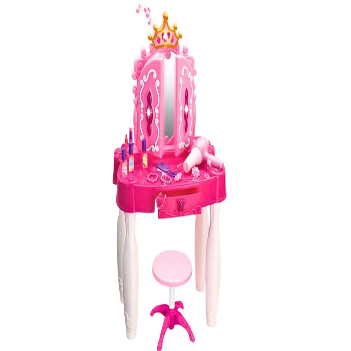 Juguete Tocador Musical Rosa con Accesorios, marca GENERICO - Foto Principal