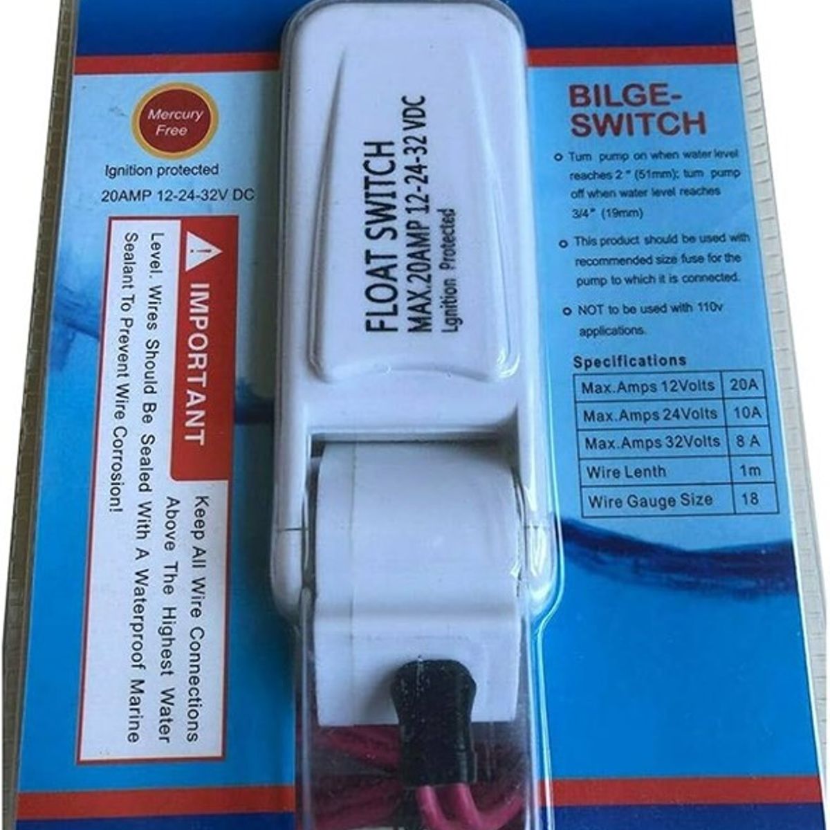 GENERICO - Switch Interruptor Automático Bomba Sentina