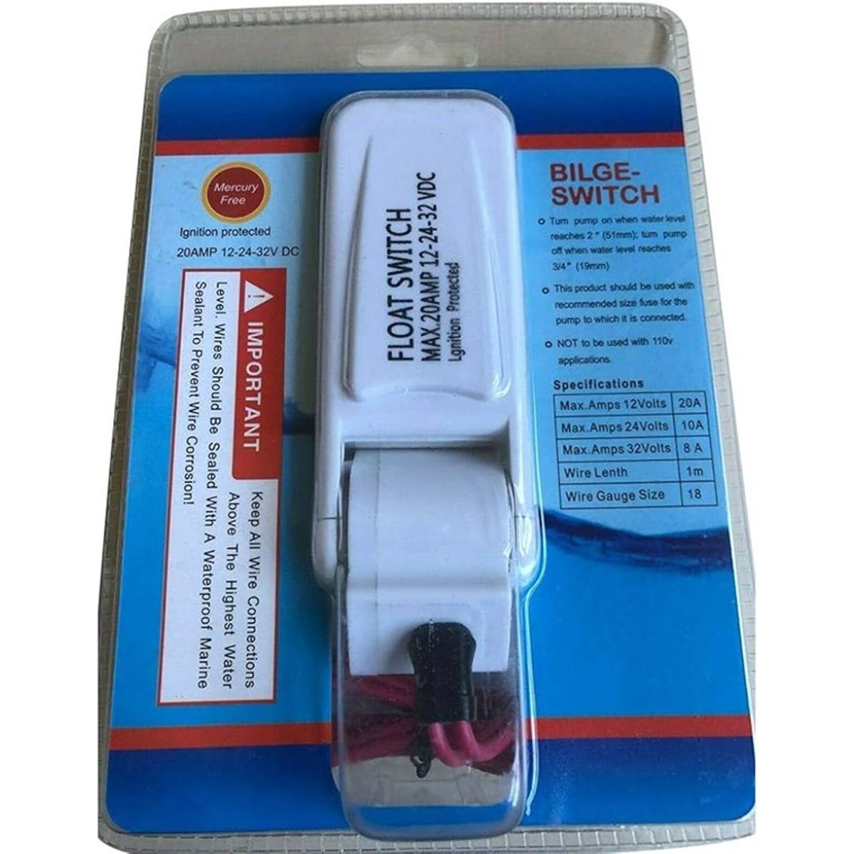 GENERICO - Switch Interruptor Automático Bomba Sentina