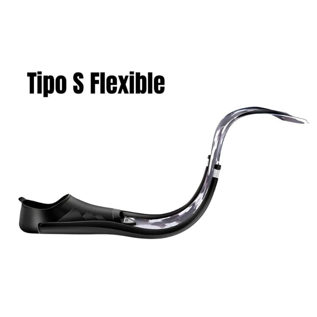 CRUSEC - Aletas de Natación Buceo Playa Livianas Flexibles PP + TRP