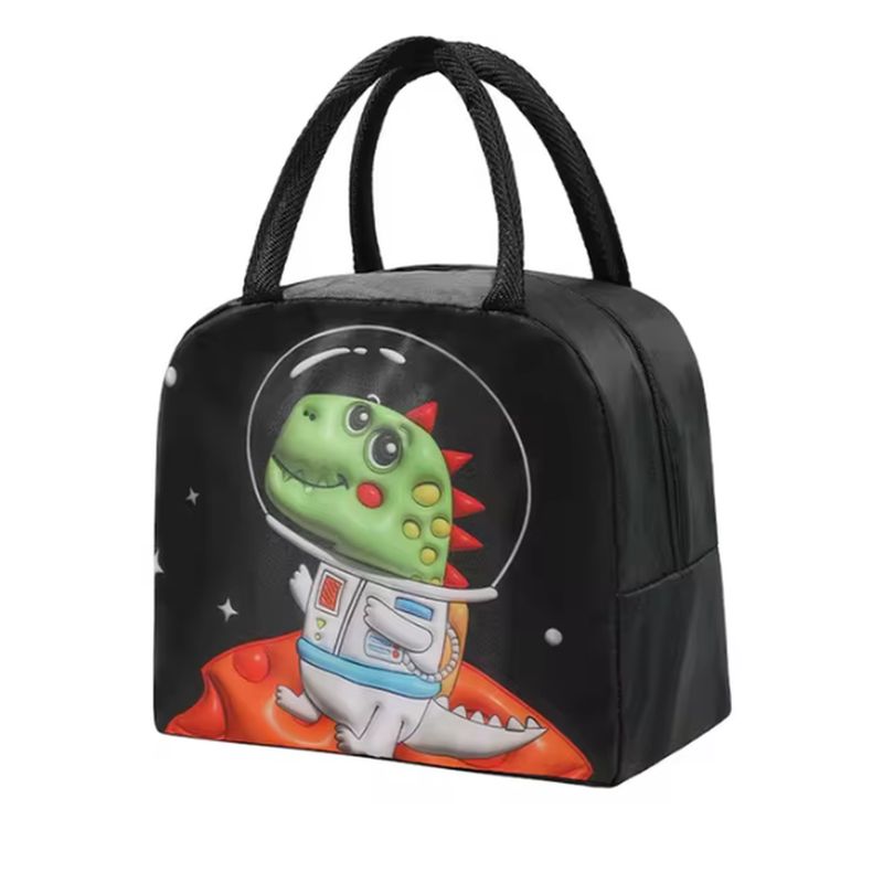 GENERICO - Lonchera Térmica de Dinosaurio Espacial -Mantén tus Alimentos Frescos