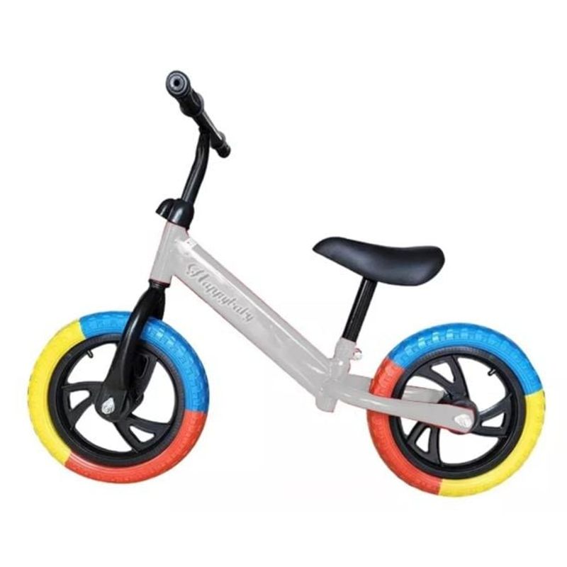 GENERICO - Bicicleta Equilibrio Sin Pedales Aprendizaje Niños Blanco