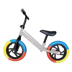GENERICO - Bicicleta Equilibrio Sin Pedales Aprendizaje Niños Blanco