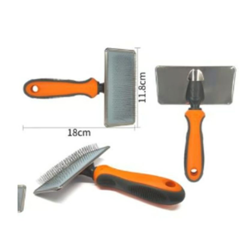 GENERICO - Peine Cepillo Para Mascotas Cuidado Higiene 18cm