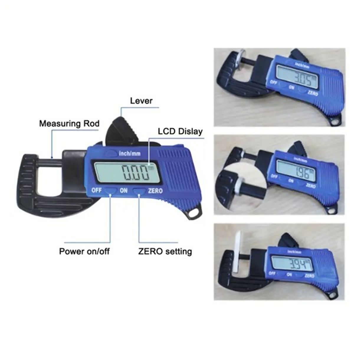 GENERICO - Micrómetro Compuesto De Fibra De Carbono