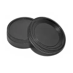 GENERICO - KIT TAPA CUERPO Y LENTE PARA NIKON MONTURA F