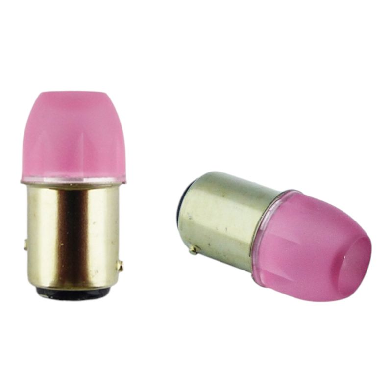 GENERICO - Ampolleta LED 1157 Strobo-Fija, Roja De 2 Contactos