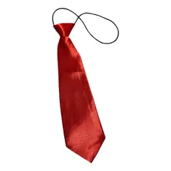 GENERICO - Corbatin Corbata Niño Niña Satin Rojo Gris Negro Fiesta
