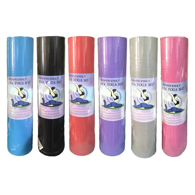 GENERICO - Mat de Yoga Fitness 6mm - Gris Claro