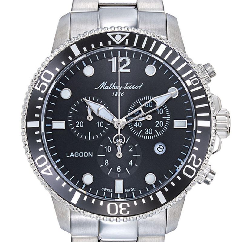 MATHEY TISSOT - Reloj Mathey-Tissot Lagoon Cronografo Negro H123CHAN