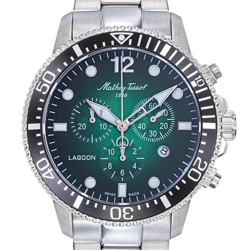 MATHEY TISSOT - Reloj Mathey-Tissot Lagoon Cronografo Verde H123CHAV