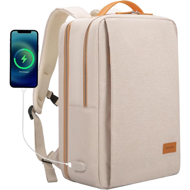 RURUTOTO - Mochila de viaje Notebook Multiuso Con Puerto Usb Azul