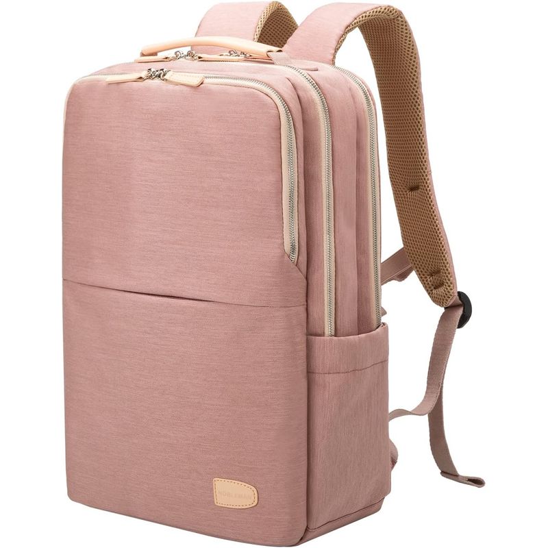 RURUTOTO - Mochila De Viaje Gran Capacidad Impermeable Con Puerto Usb Negro