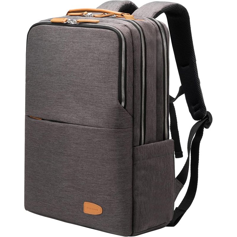 RURUTOTO - Mochila De Viaje Gran Capacidad Impermeable Con Puerto Usb Negro