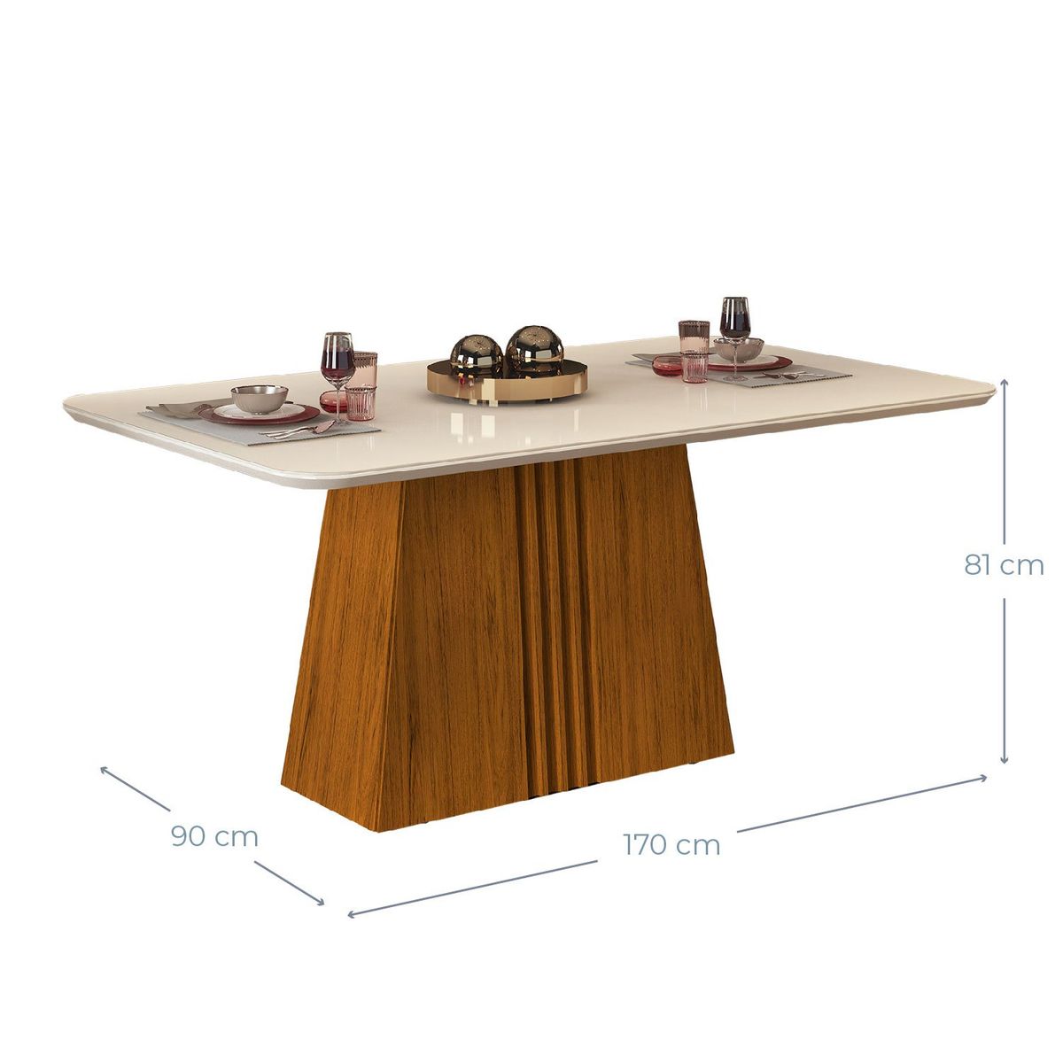 VEKKAHOME - COMEDOR CELINA ITALIA LIA 6S(182517+3X273066)