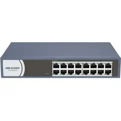 HIKVISION - Switch 16 Puertos 10/100 Rack O Mesa Ds-3e0116r-o