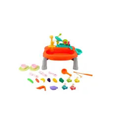 GENERICO - Lavaplatos De Juguete Fregadero Juguete Cocina Niños Naranja