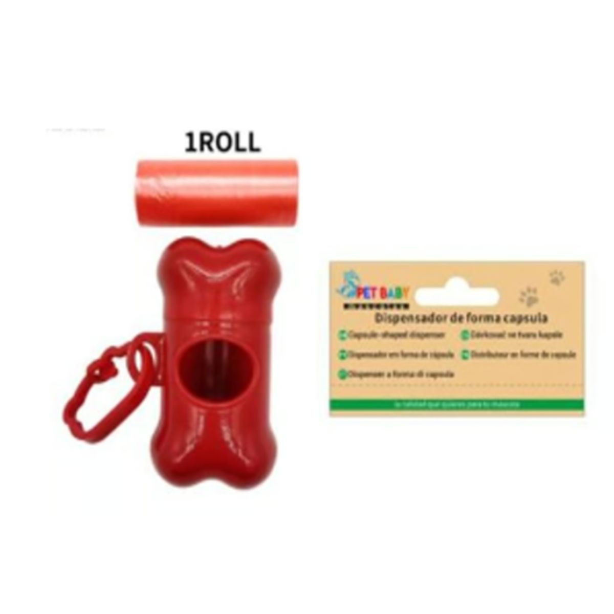 GENERICO - Distribuidor Forma Hueso Bolsa de Excremento Para Perro