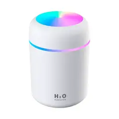GENERICO - Difusor Aroma Luz Led 300 Ml Humificador Aceites En Aire Color Blanco