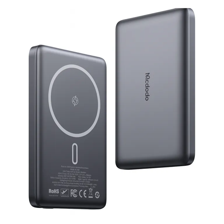 PoweBank MagSafe Compatible Con iPhone Con 10.000 Mah Negro