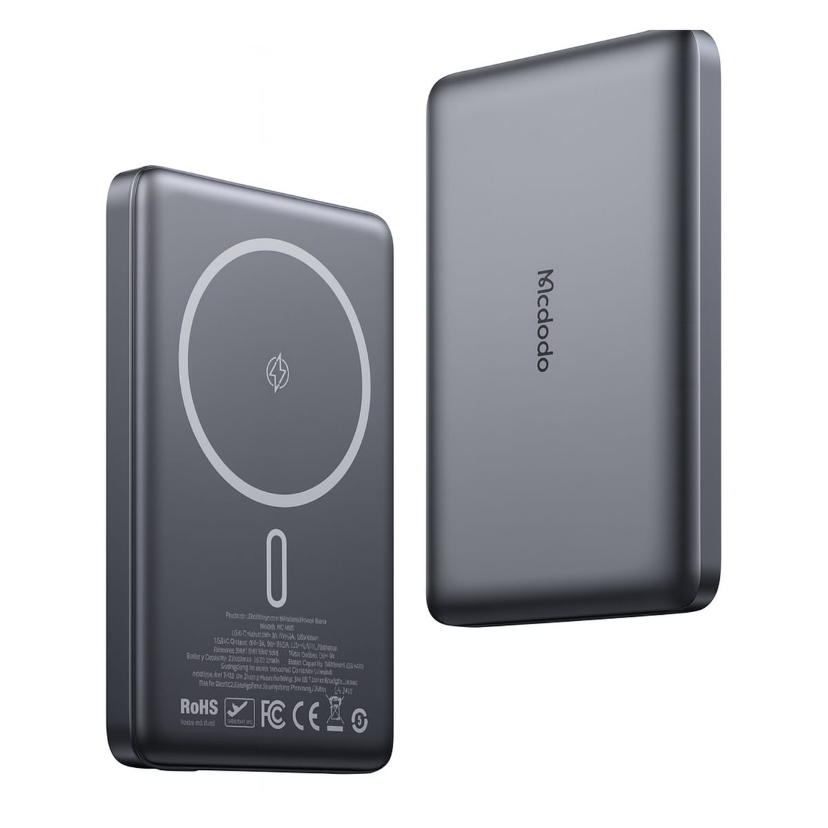 JOIGO - PoweBank MagSafe Compatible Con iPhone Con 10.000 Mah Negro