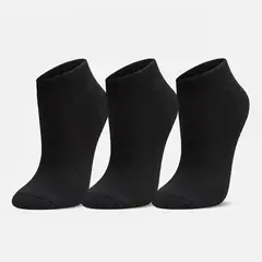 HAKA HONU - Calcetines Unisex Las Tres Puntas Pack Corto Negro